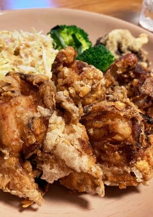 鳥もも肉と新玉ねぎの唐揚げ　-レシピのメイン写真