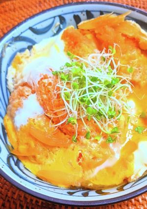 牡蠣フライの玉子とじ丼-レシピのメイン写真