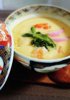 楽チン!卵液で茶碗蒸し-レシピのメイン写真