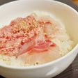 鯛刺と鮪タタキの二色寿司