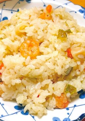 炊飯器でシーフードピラフ-レシピのメイン写真