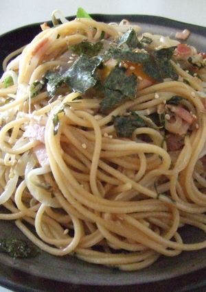 ヘルシー　和風ミラノ風パスタ-レシピのメイン写真
