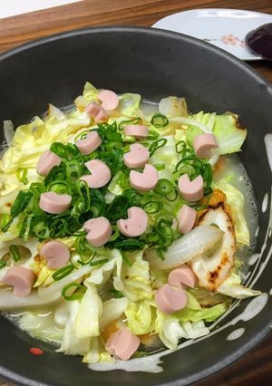 桜　ラーメン　-レシピのメイン写真