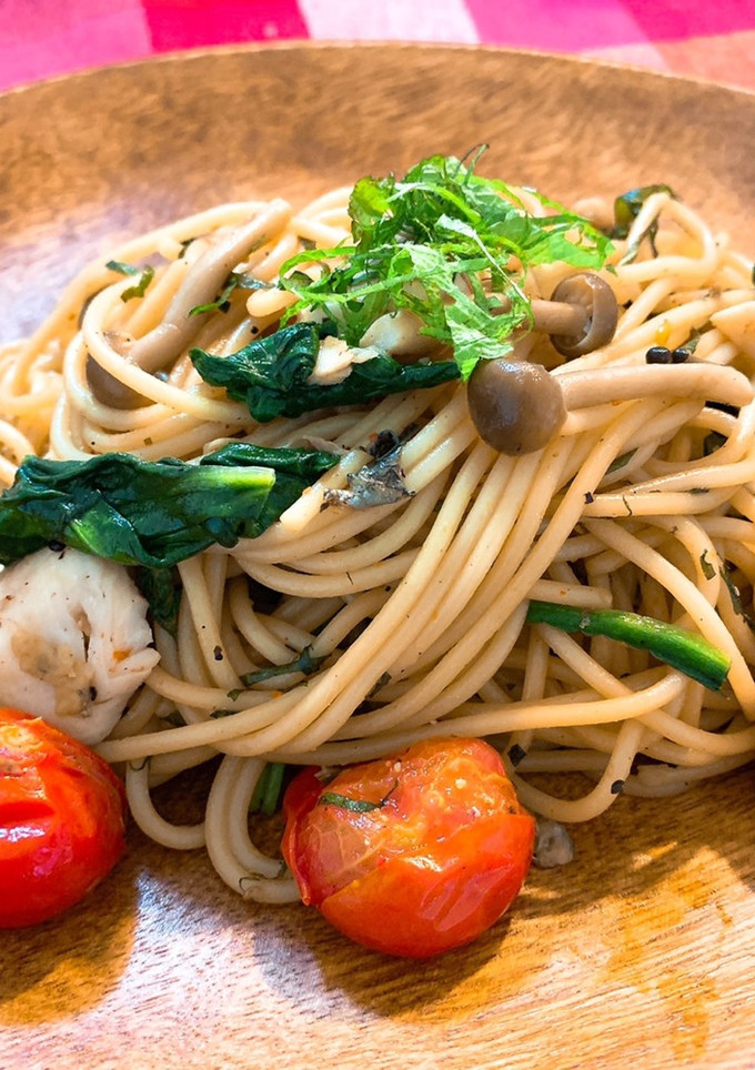 白身魚とほうれん草の和風パスタ-レシピのメイン写真