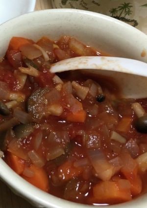 タマネギたっぷりミネストローネ-レシピのメイン写真