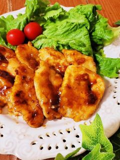 鶏むね肉の生姜焼き-レシピのメイン写真
