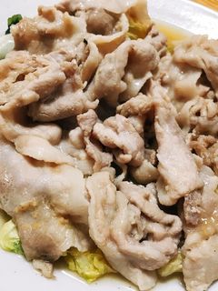 豚しゃぶ肉の酒蒸し-レシピのメイン写真