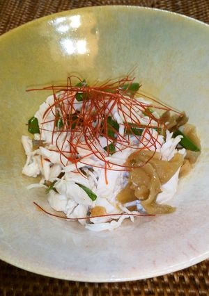 鶏のささ身と搾菜和え物-レシピのメイン写真