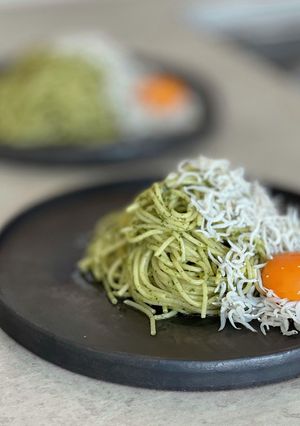 しらすとバジルのパスタ-レシピのメイン写真