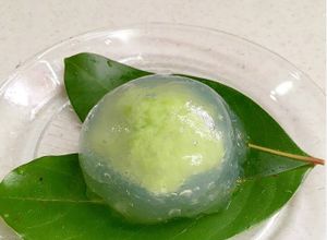 ★タピオカ粉で葛まんじゅう　枝豆ずんだ餡-レシピのメイン写真