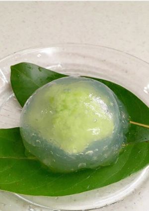 ★タピオカ粉で葛まんじゅう　枝豆ずんだ餡-レシピのメイン写真