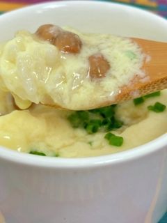 納豆ごはん☆茶碗蒸し-レシピのメイン写真