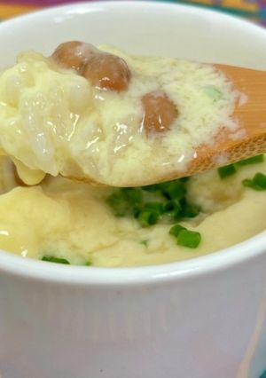 納豆ごはん☆茶碗蒸し-レシピのメイン写真