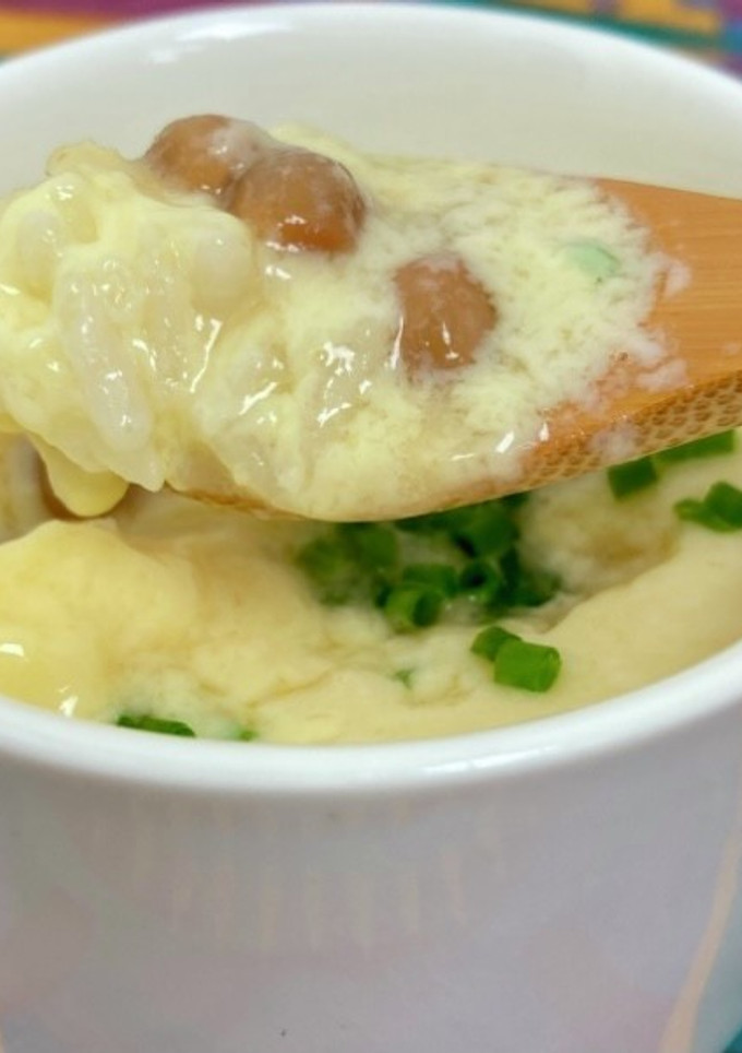 納豆ごはん☆茶碗蒸し-レシピのメイン写真