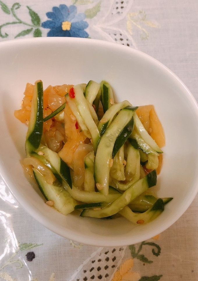 中華クラゲと胡瓜の和え物-レシピのメイン写真