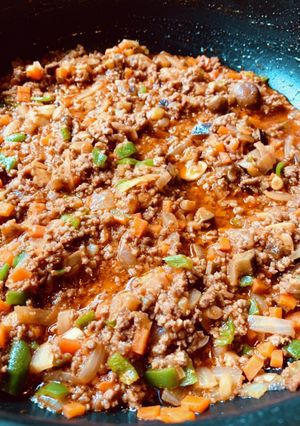 子ども喜ぶ！野菜たっぷりミートソース-レシピのメイン写真