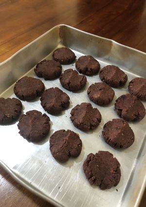 全粒粉を使ったココアと黒糖のクッキー-レシピのメイン写真