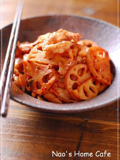レンコン豚キムチ♡-レシピのメイン写真