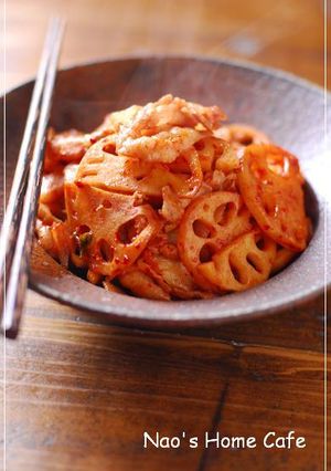 レンコン豚キムチ♡-レシピのメイン写真
