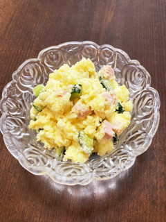 チーズ好きはたまらない!さつまいもサラダ-レシピのメイン写真