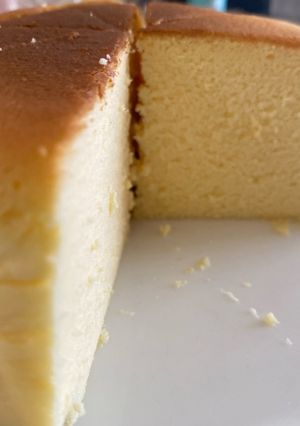 ヒビ割れない!スフレチーズケーキ-レシピのメイン写真