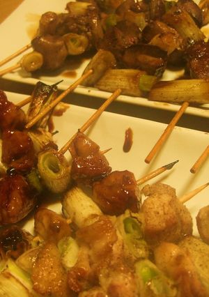 お家で作るレバーとタレ、塩の三種の焼き鳥-レシピのメイン写真
