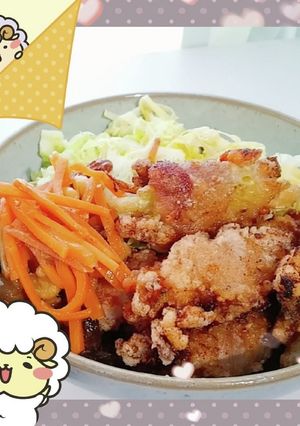 豚こまと野菜の唐揚げ-レシピのメイン写真