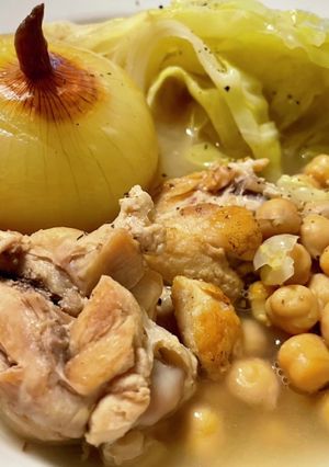 ひよこ豆と手羽元のスープ煮込み-レシピのメイン写真
