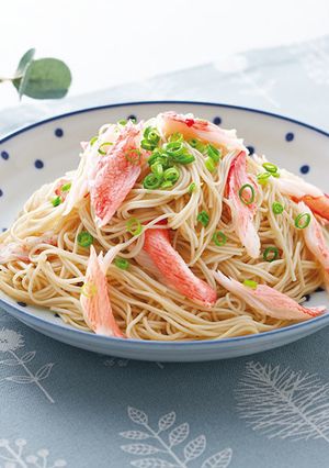 カニカマピリ辛油そうめん-レシピのメイン写真