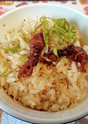 干しホタルイカの炊き込みご飯-レシピのメイン写真