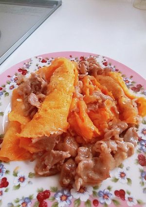 クレープ風　卵DE肉巻き！-レシピのメイン写真