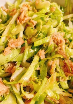 簡単美味しいツナとキャベツのサラダ-レシピのメイン写真
