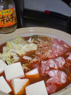 キムチ鍋(キムチ鍋の素利用)-レシピのメイン写真