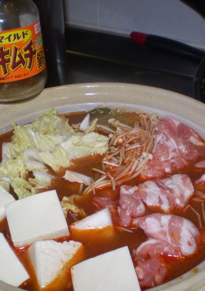 キムチ鍋（キムチ鍋の素利用）-レシピのメイン写真