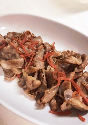 豚肉の紅ショウガ焼き-レシピのメイン写真