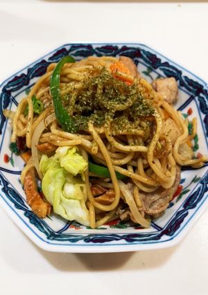 ゆかりのイブクロ　　ソース焼きそば☆-レシピのメイン写真