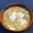 豆腐と卵の和風しょうがスープ
