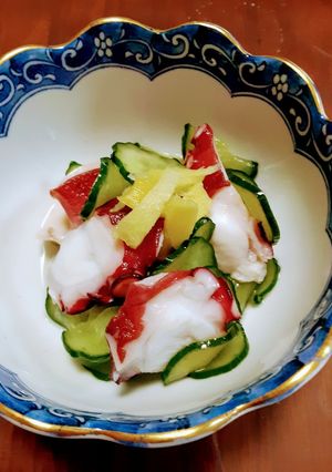 タコとキュウリの酢の物-レシピのメイン写真