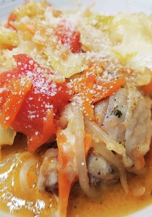 スーパーの味付き肉で超美味トリトマチーズ-レシピのメイン写真