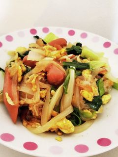 レタスとえのきウインナーのマヨネーズ炒め-レシピのメイン写真