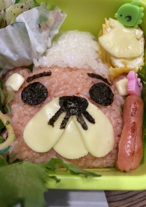 70キャラ弁 ラコスケ どうぶつの森-レシピのメイン写真