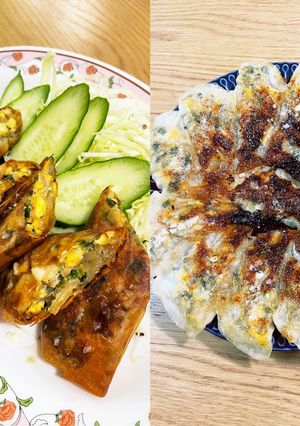 春雨餃子と卵春巻き-レシピのメイン写真