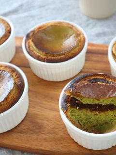 ホケミで作る抹茶のチーズタルト-レシピのメイン写真