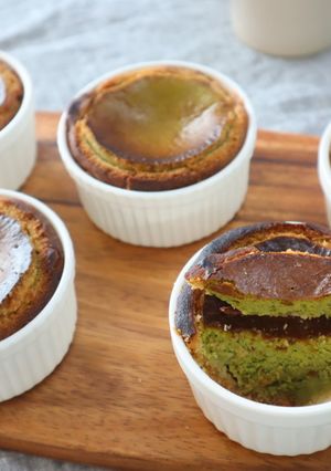 ホケミで作る抹茶のチーズタルト-レシピのメイン写真