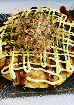 簡単！豆腐でふわっふわお好み焼き-レシピのメイン写真