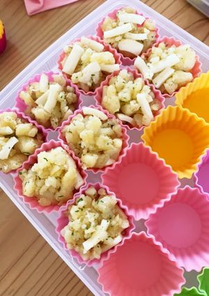 お弁当小カップシリーズ　ポテさけチー-レシピのメイン写真