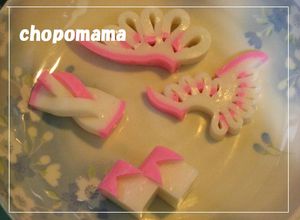 おせち　お弁当に　かまぼこの飾り切り♬♫-レシピのメイン写真
