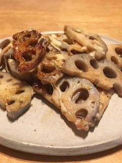 レンコンのピリ辛チーズ焼き-レシピのメイン写真