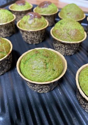 ほうれん草バナナマフィン-レシピのメイン写真