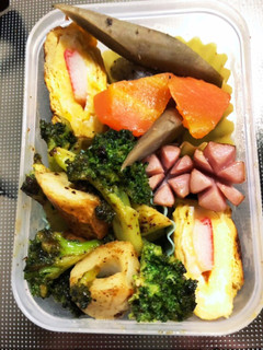 ブロッコリーとちくわのマヨカレー炒め-レシピのメイン写真